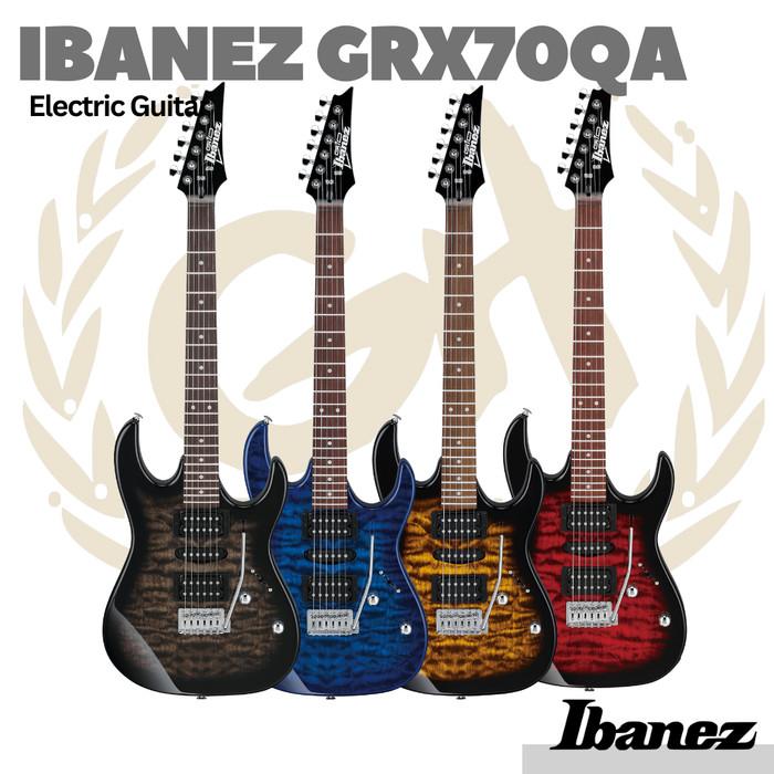Ibanez Gio GRX70QA Electric Guitar - Gitar Elektrik