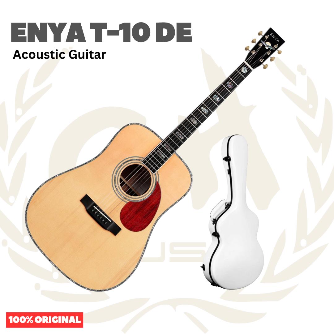 Enya T-10 DE Acoustic Dreadnought Guitar - Gitar Akustik T10 DE
