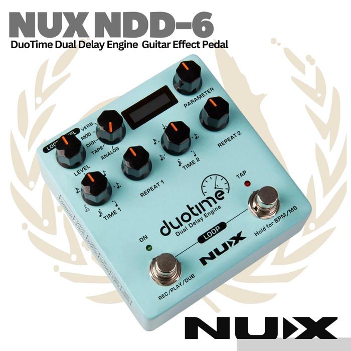NUX Duotime NDD6 Delay Guitar Effect Pedal - Efek Gitar NDD-6