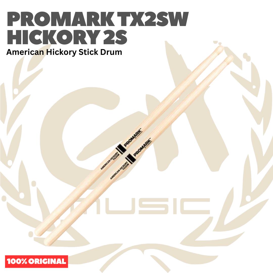 PROMARK TX2SW American Hickory Stick Drum - Stik Drum 2S Original Asli