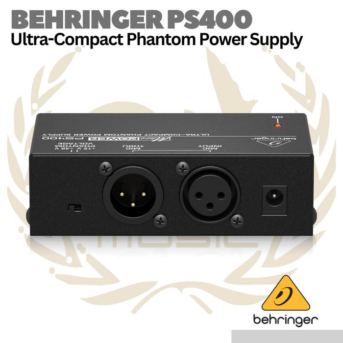 Behringer MicroPower PS400 Phantom Power Supply - 48v Eksternal