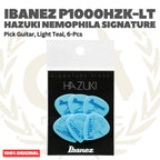 Ibanez P1000HZK-LT HAZUKI Nemophila Signature Guitar Picks, Light Teal, 6-Pack - Pik Gitar isi 6
