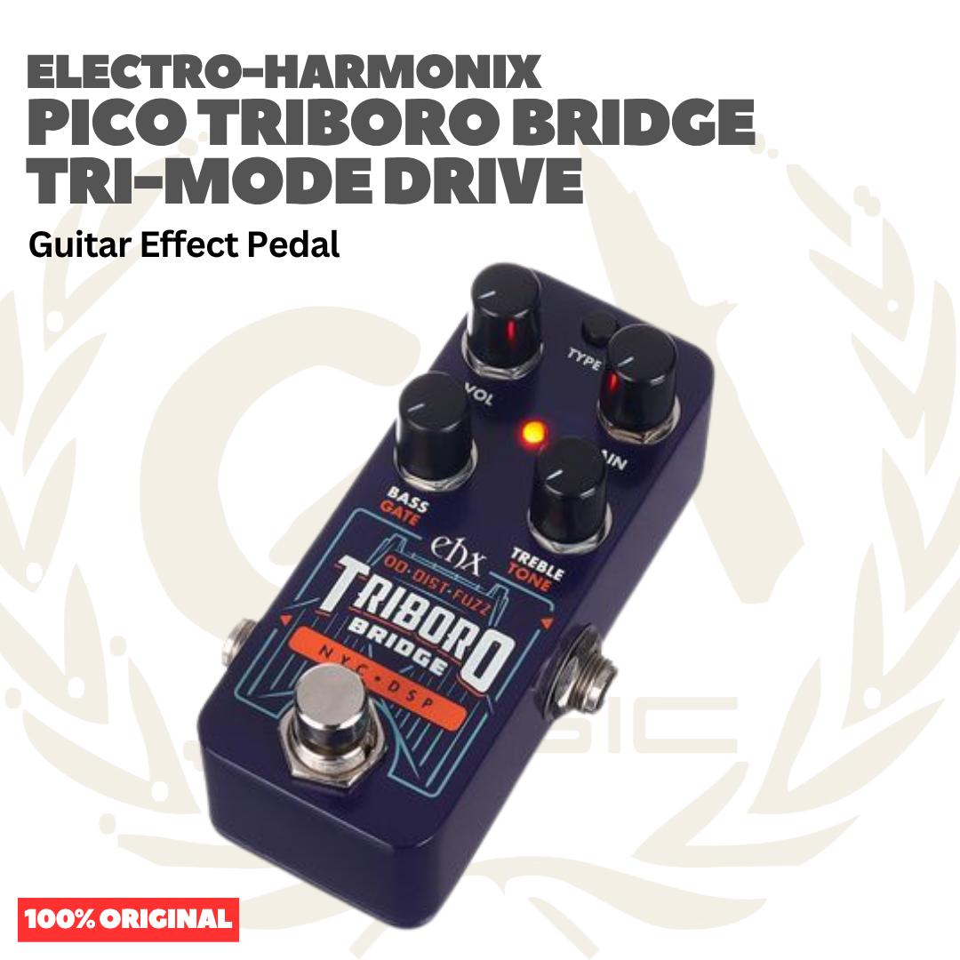 Electro-Harmonix Pico Triboro Bridge Tri-mode Drive Guitar Effects Pedal - Efek Pedal Gitar