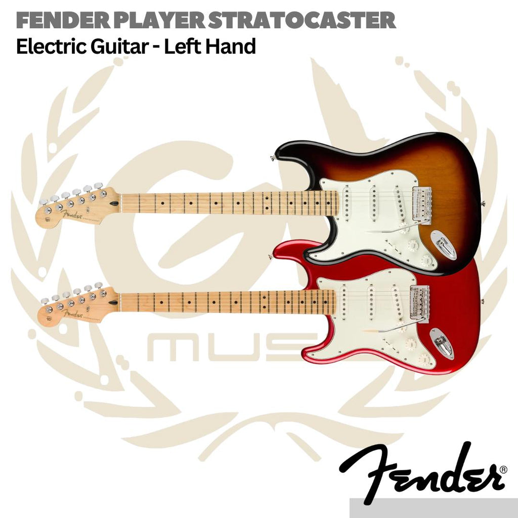 Fender Player Stratocaster Left-Handed Electric Guitar - Gitar Listrik Kidal