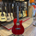 Cetta OM28CE Acoustic Guitar with Pre-Amp - Gitar Akustik Elektrik Cetta OM28CE dengan PreAmp