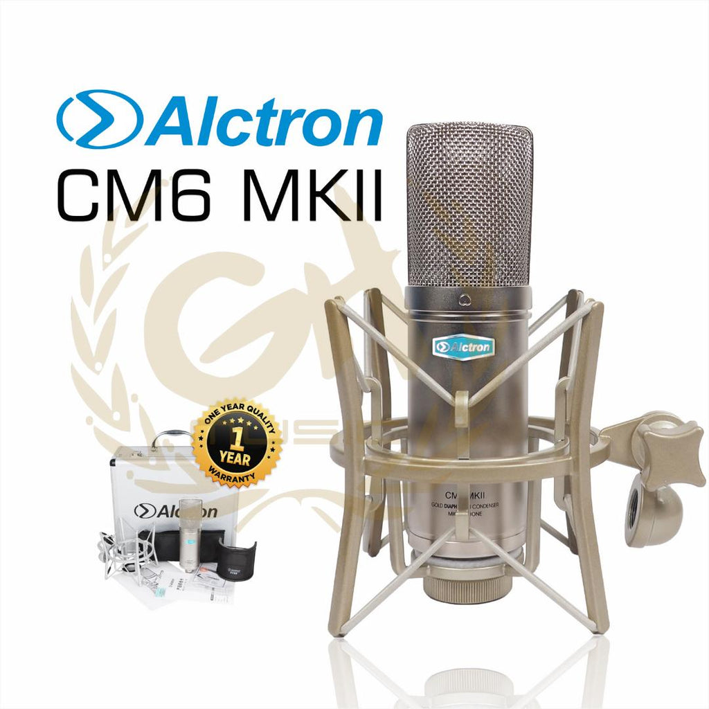ALCTRON CM6 MK II MIC LARGE DIAPHRAGM FET CONDENSER MICROPHONE