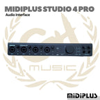 Midiplus Studio 4 Pro OTG 4CH USB Audio Interface - Soundcard Recording