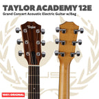 Taylor Academy 12e Grand Concert Acoustic Guitar w/Bag - Gitar Akustik Elektrik Original Asli