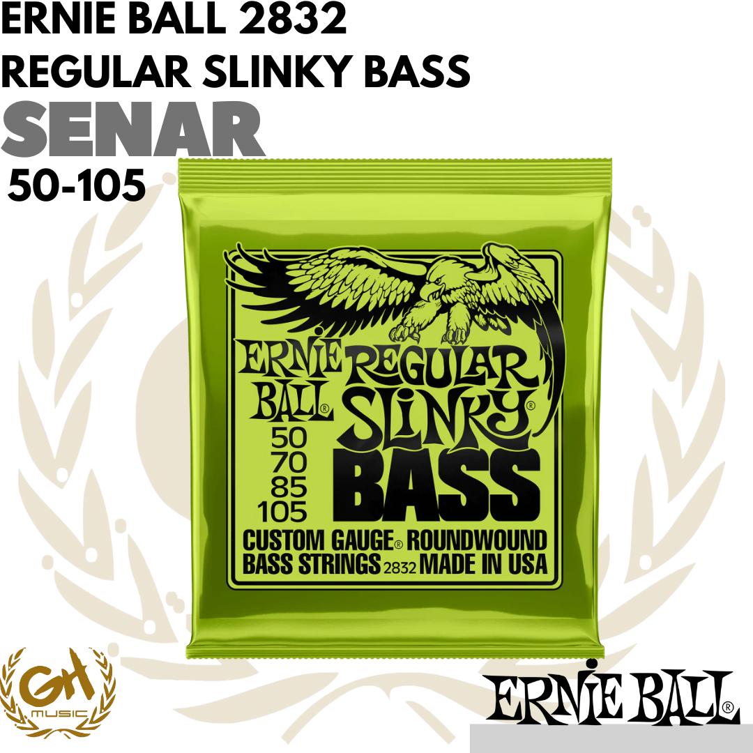 Ernie ball 2832 Reguler Slinky | Senar Bass Nickel Wound, 50-105