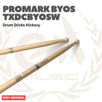 PROMARK BYOS TXDCBYOSW Lacquered Hickory Stick Drum - Stik Drum Original Asli