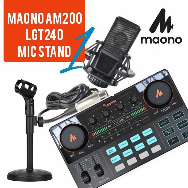 PAKET PODCAST AM200 MIC, STAND PLUS LGT240