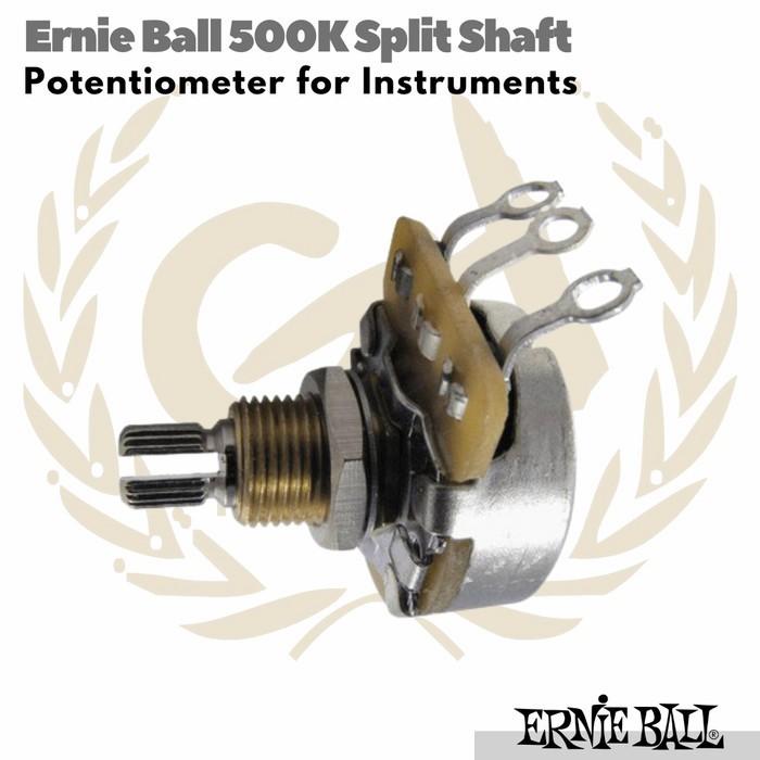 ERNIE BALL 6381, 500K Split Shaft Potentiometer Instruments | Potensio