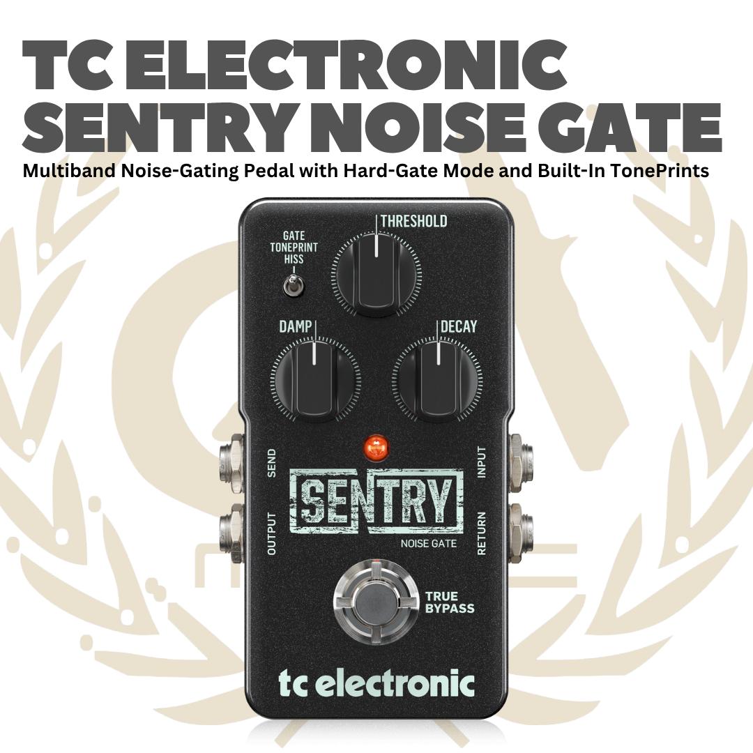 TC Electronic Sentry Noise Gate - Efek Gitar Bass Pedal