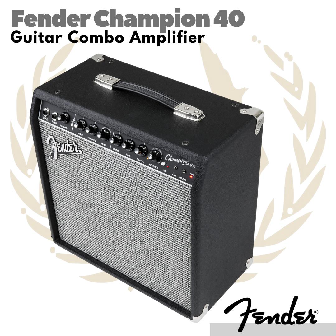 Fender Champion 40 Guitar Combo Amplifier | Ampli Spiker Gitar Listrik