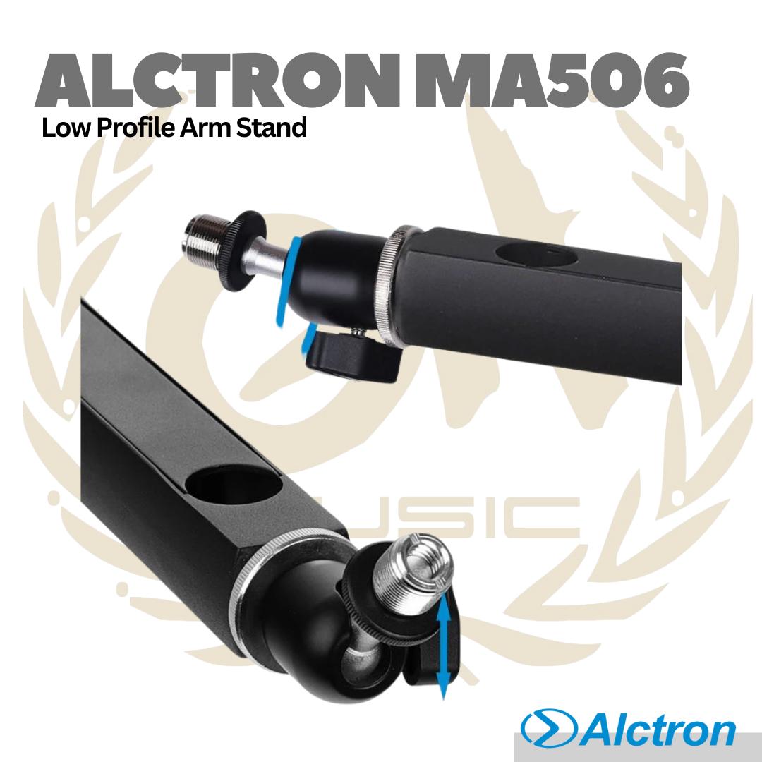 Alctron MA506 Low Profile Arm Stand - Stand Mic