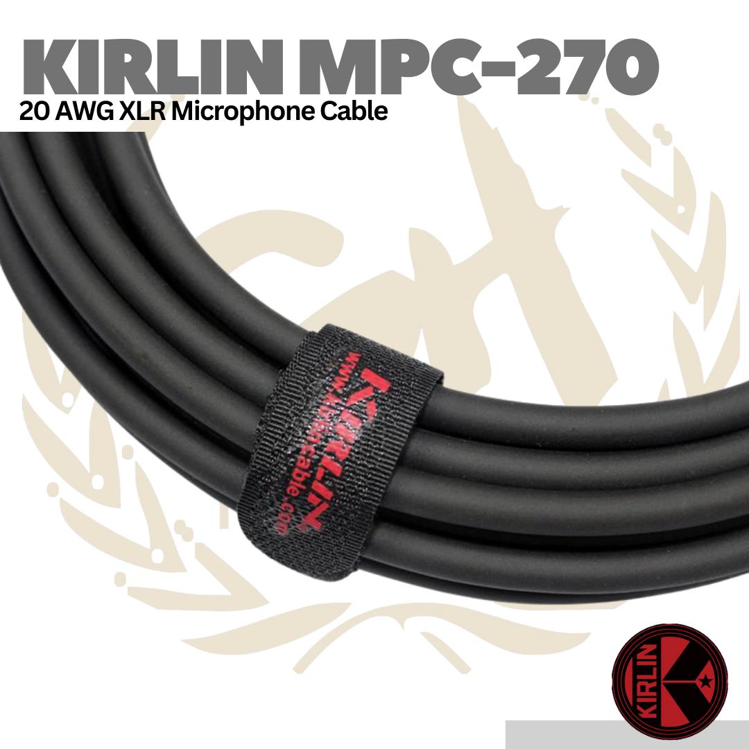 Kirlin MPC-270 20AWG XLR Microphone Cable - Kabel Mic Canon 3 Pin