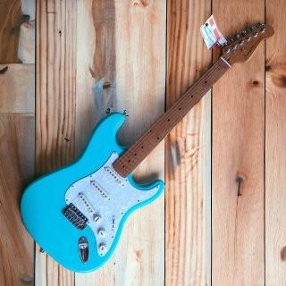 SCORPION JS21 Black Jaguar Series Electric Guitar | Gitar Stratocaster - BK, GITARONLY