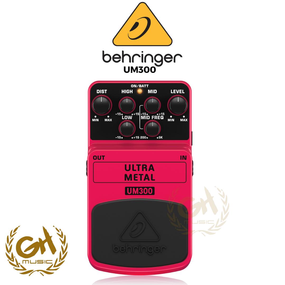 BEHRINGER UM300 - Pedal Efek Gitar Ultra Metal 3 Band EQ UM-300 Original