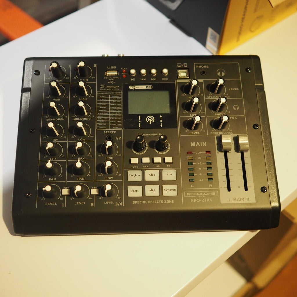 Recording Tech Pro RTX4 4-Channel Audio Mixer