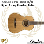 Fender FA 15N 3/4 Size Nylon Classical Guitar | Gitar Klasik Nilon