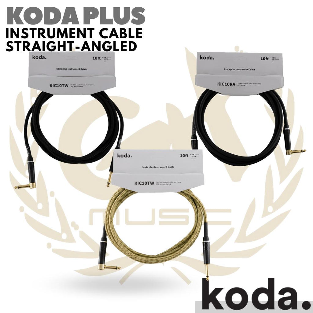 KODA PLUS STRAIGHT - ANGLED | Instrument Cable - Kabel Jack Instrumen