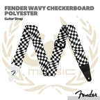 Fender Wavy Checkerboard Polyester Guitar Strap - Strep Gitar Bass