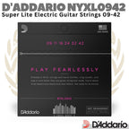 D'ADDARIO NYXL 0942 Super Lite Electric Guitar Strings 09-42 | Senar
