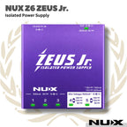 NUX Z6 ZEUS Jr. POWER SUPPLY PEDALBOARD NOISE-FREE - Power Supply Pedal Anti Noise Z6-ZEUS-JR