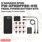 D'Addario PW-XPNDPPBK-01E XNPD Pedal Power Battery Kits Power Supply for Guitar Pedals - Power Cell Portabel 10.000mAh USB-C untuk Pedalboard Efek Gitar Bass