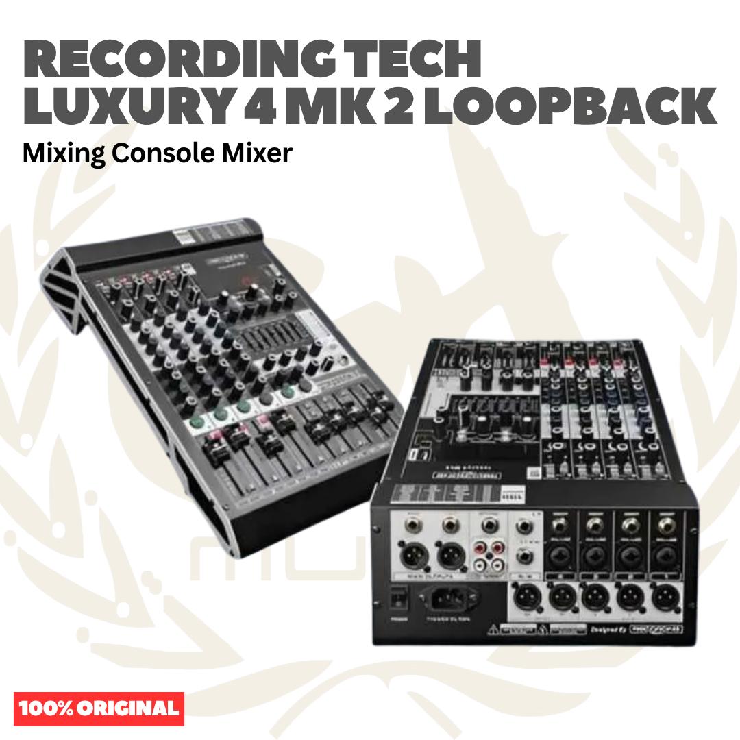 RECORDING TECH LUXURY MK2 NEW WITH LOOPBACK AND 192K PREAMP MIXING CONSOLE | 4 8 12 Audio Mixer Channel