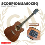 Scorpion SA60 Series Acoustic Guitar - Gitar Akustik SA 60 Original Asli