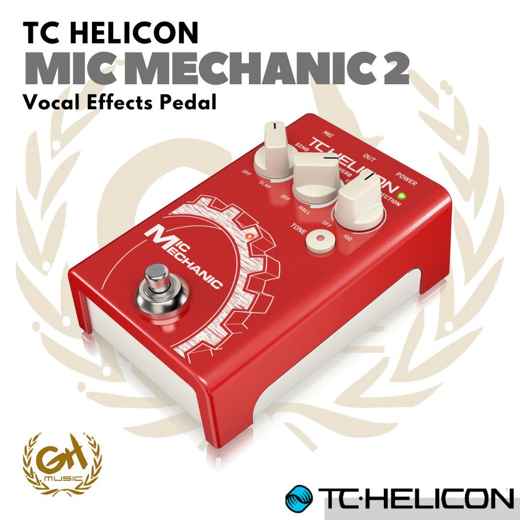 TC HELICON MIC MECHANIC 2 Vocal Effects Stompbox Pedal | Efek Vokal