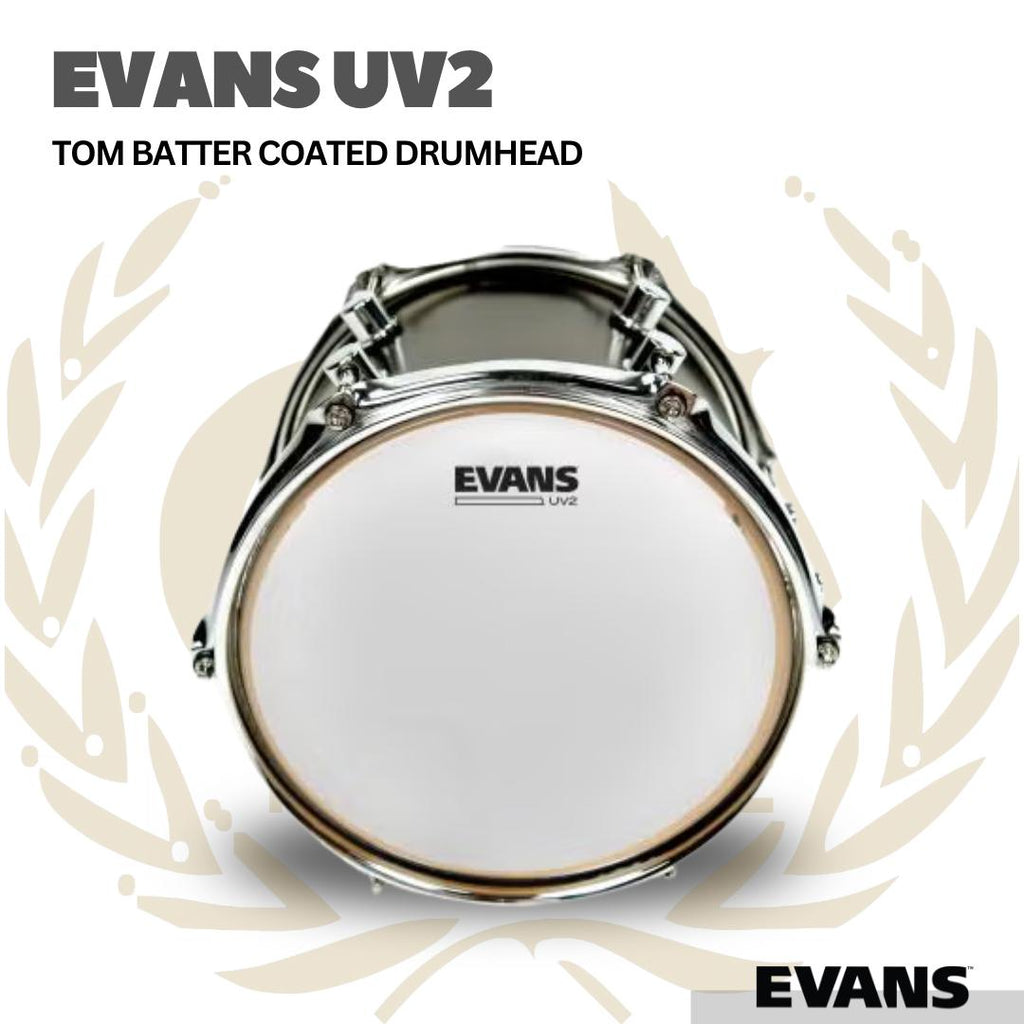 EVANS UV2 Coated Drum Head | Tom Batter Drumheads Original