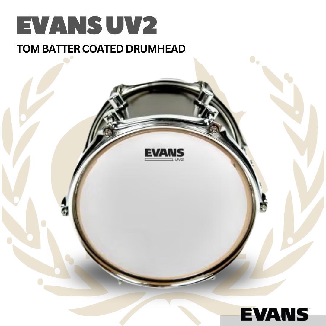 EVANS UV2 Coated Drum Head | Tom Batter Drumheads Original