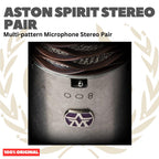ASTON SPIRIT STEREO PAIR Multi-pattern Condenser Microphone Stereo Pair - Mic Kondensor Mik Sepasang Set Multipolar Mikrofon Original Asli
