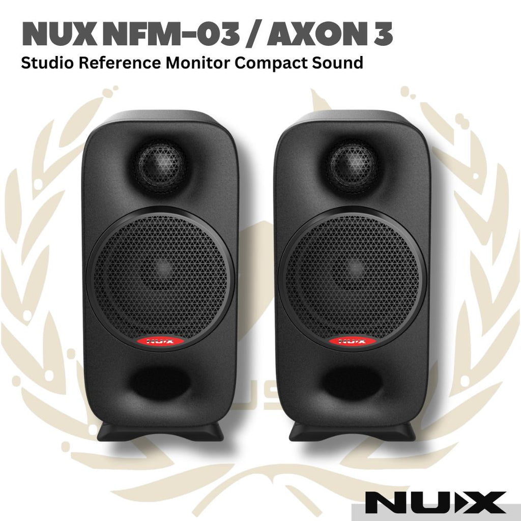 NUX NFM-03 AXON 3 STUDIO REFERENCE MONITOR COMPACT SOUND - SPEAKER MONITOR NFM03 AXON-3