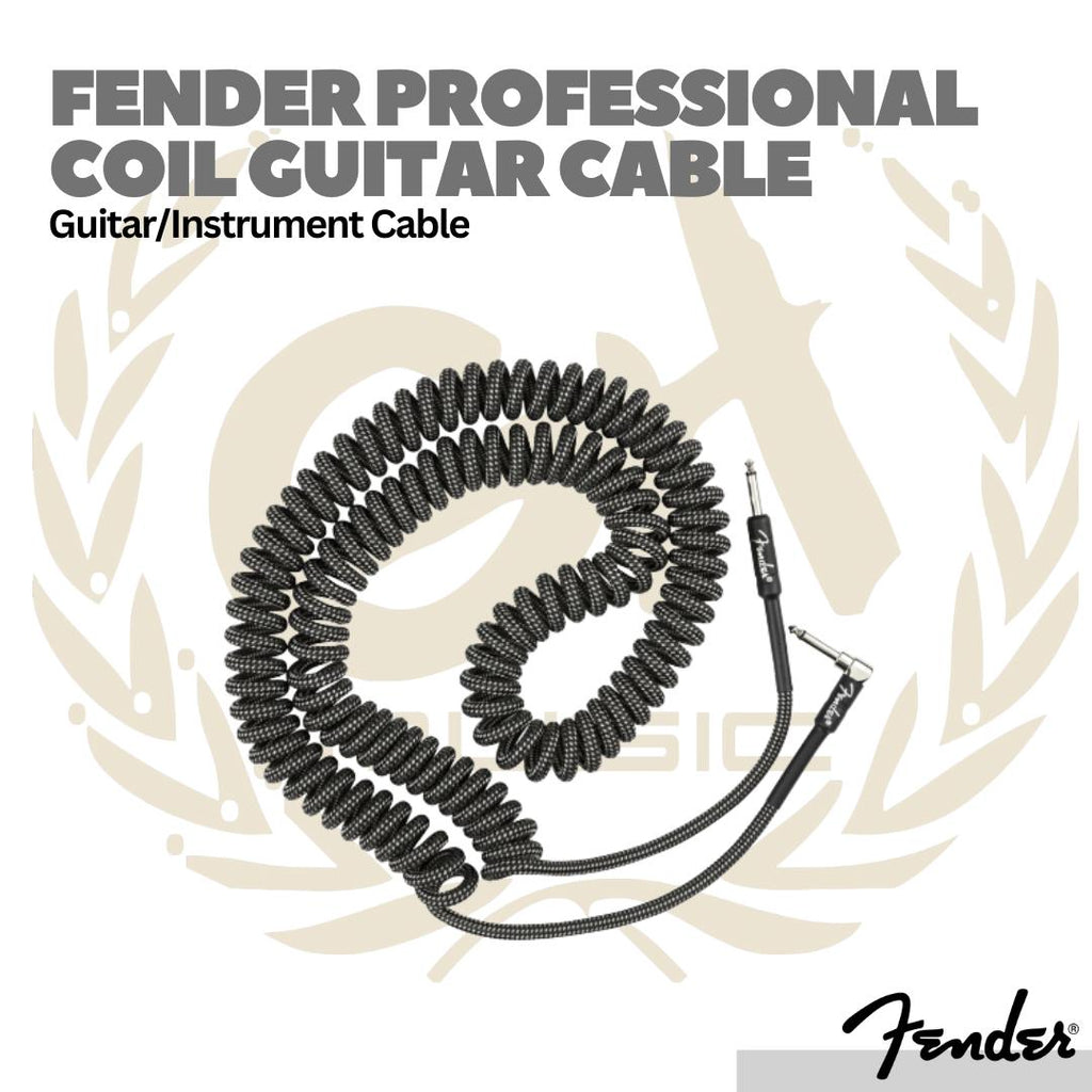 Fender Professional Coil Guitar Cable | Kabel Jack Gitar Instrumen Original