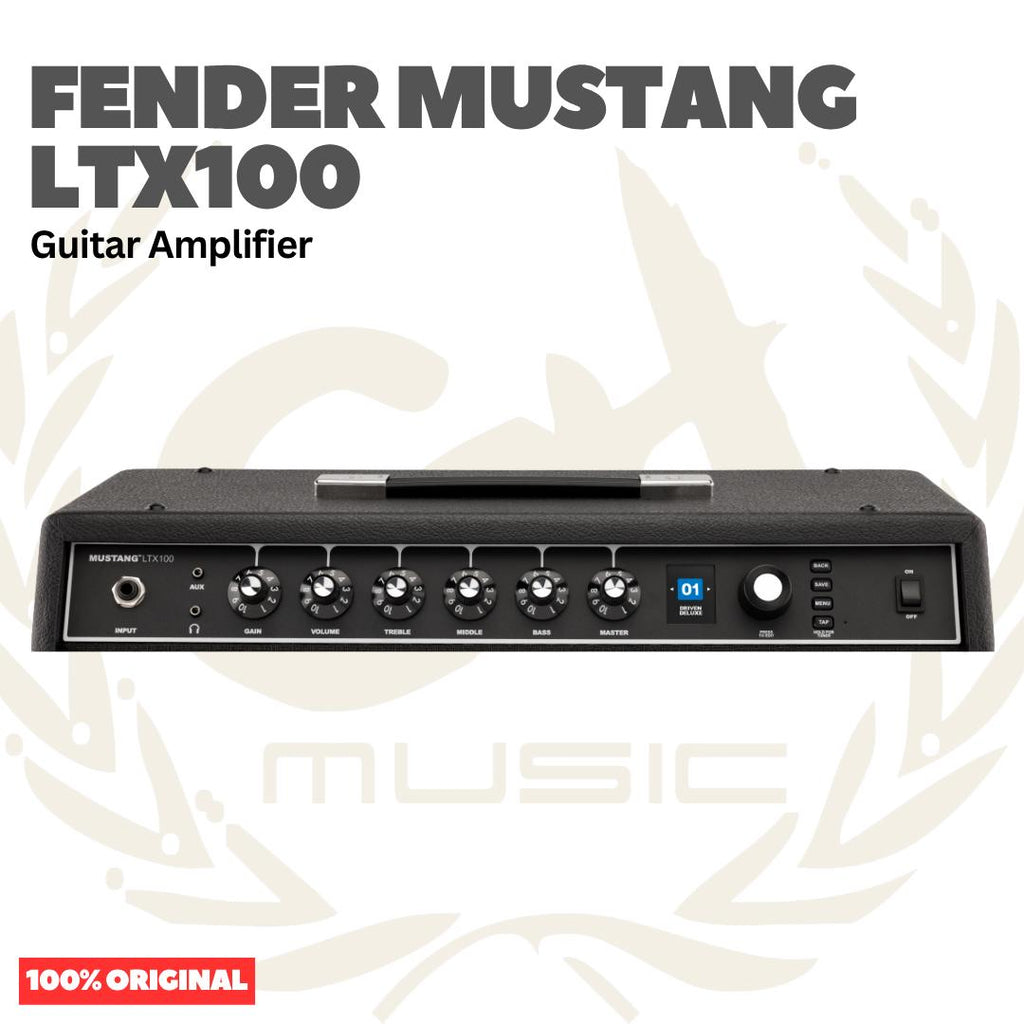 Fender Mustang LTX100 Guitar Amplifier, 230V, EU - Speaker Ampil Gitar 100w