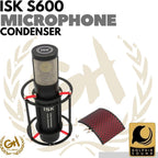 ISK S600 PROFESSIONAL STUDIO CONDENSER MICROPHONE | MIC KONDENSER