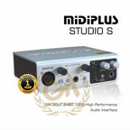 MIDIPLUS STUDIO S SOUNDCARD utk Mic Microphone RECORDING ZOOM GAMING