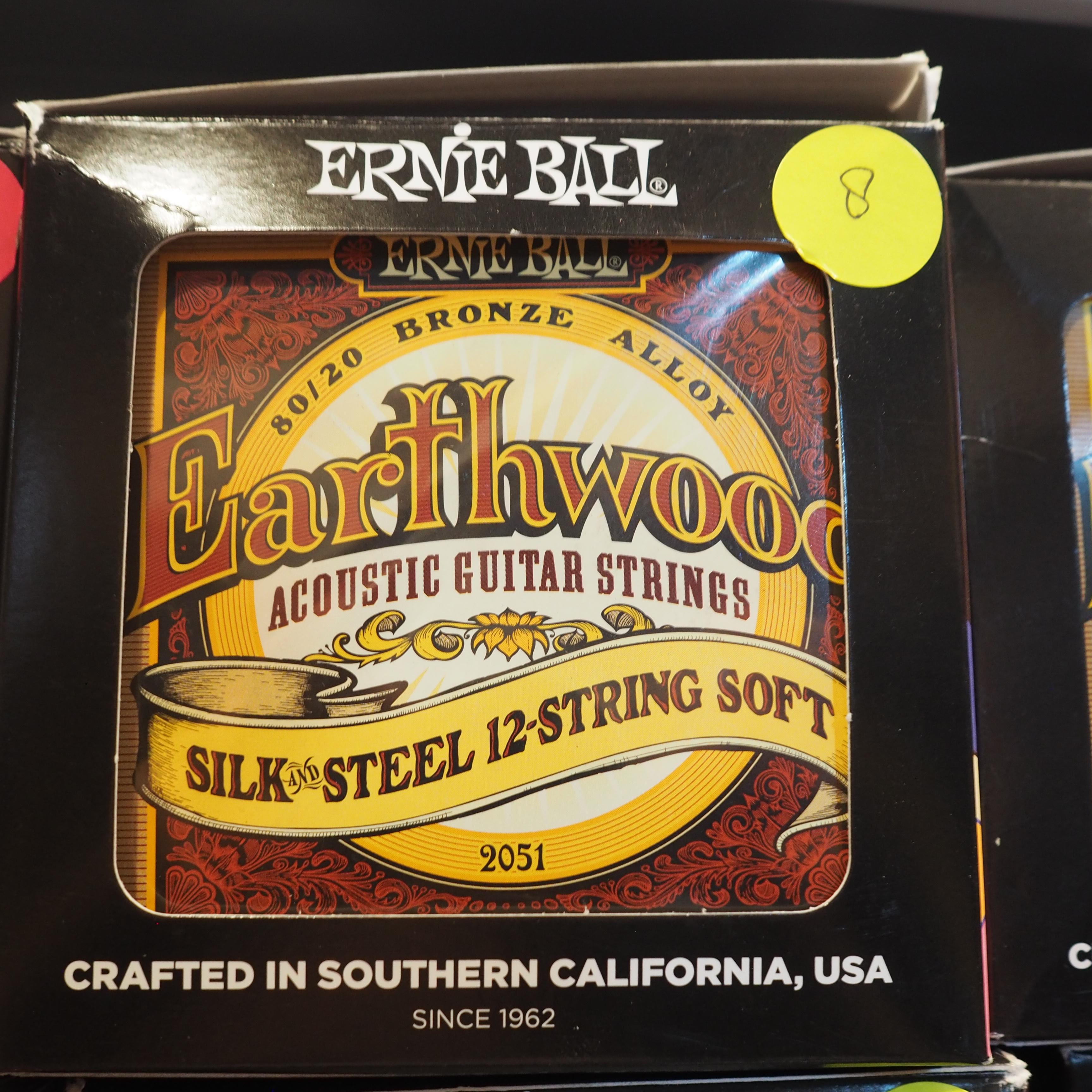 Ernie Ball 2051 12-String 80/20 Acoustic Guitar Strings, 9-46 9-26