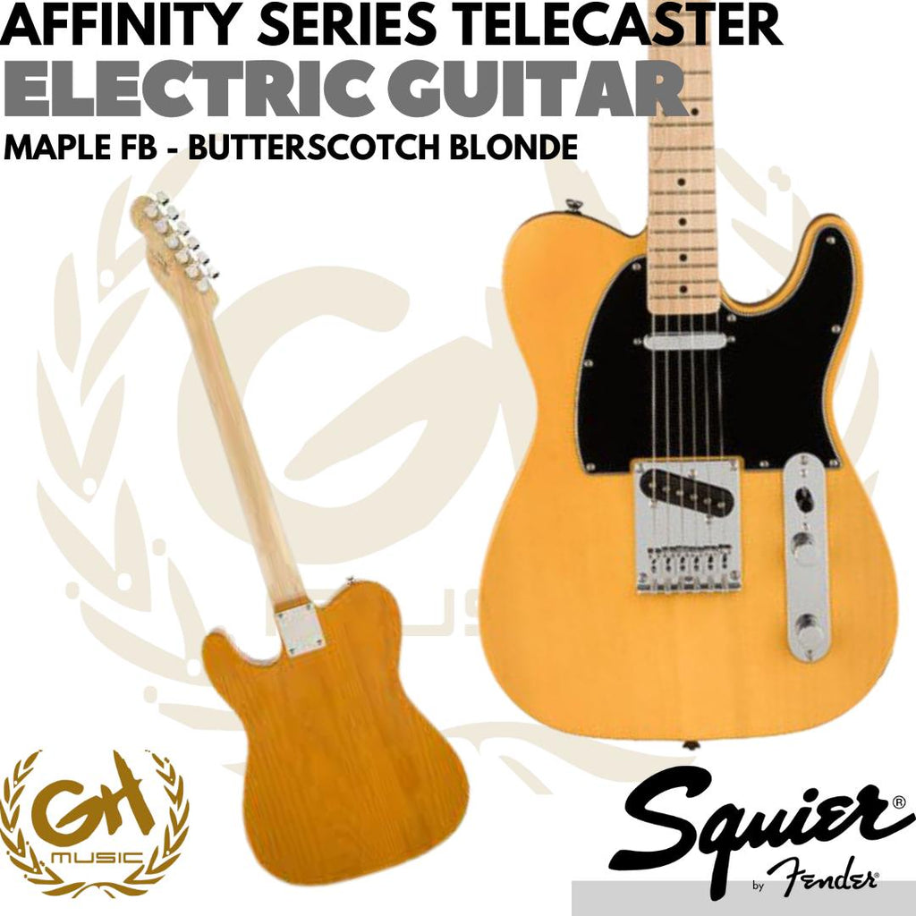 Squier Affinity Telecaster Electric Guitar, Maple FB - Gitar Elektrik