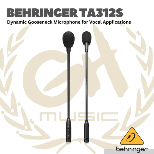 Behringer TA312S Dynamic Gooseneck Microphone for Vocal Applications