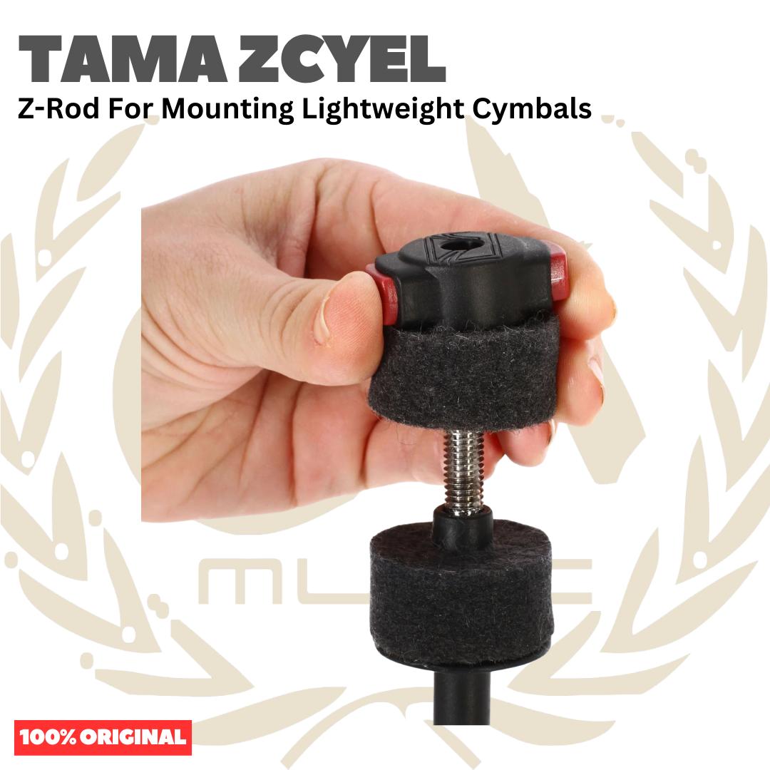 TAMA ZCYEL Z-Rod For Mounting Lightweight Cymbals - Clamp Simbal Drum Original Asli