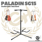 Paladin SG15 Double Guitar Bass Stand - Stan Gitar Bass Multi