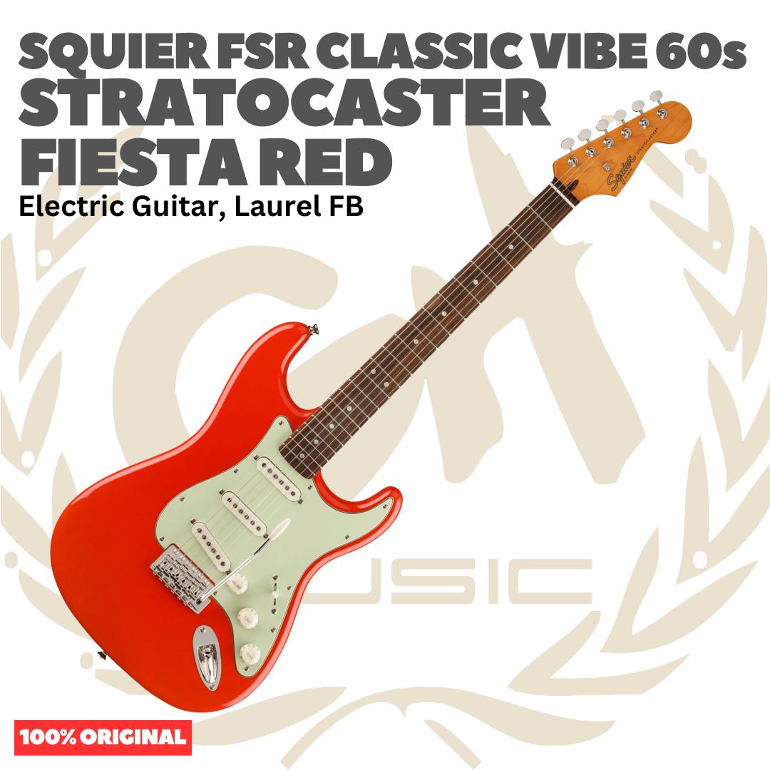 SQUIER FSR Classic Vibe 60s Stratocaster Electric Guitar - Gitar Listrik Elektrik Original Asli