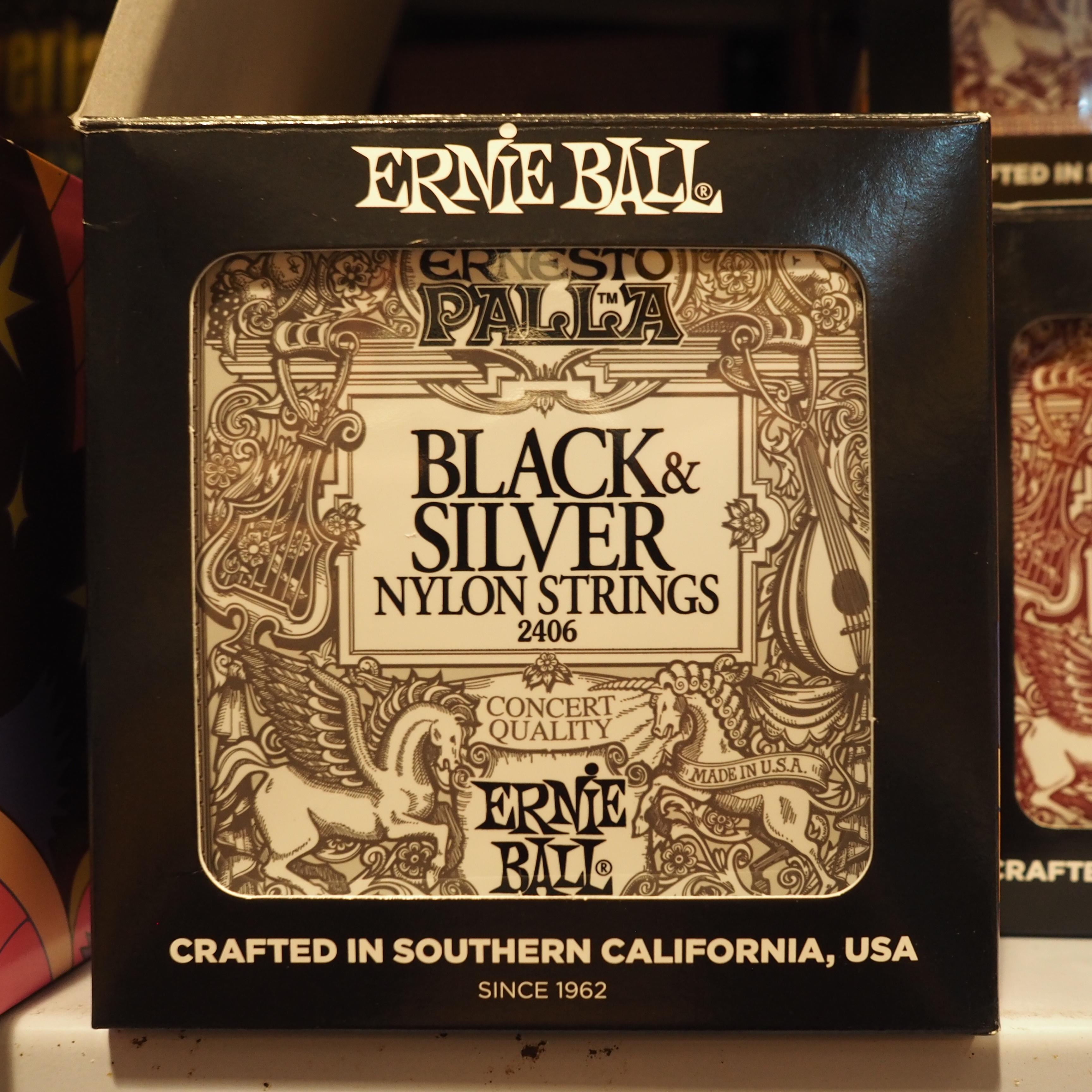 SENAR ERNIE BALL 2406 BLACK - NYLON - CLASSIC