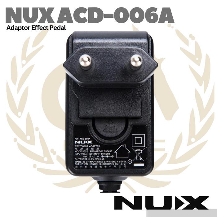 NUX ACD-006A Power Supply 9v 500mA - Adaptor ACD 006A PSU