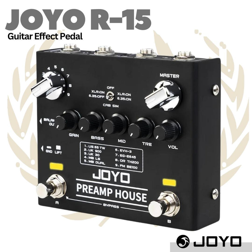 JOYO R-15 PREAMP HOUSE Electric Guitar Effect Pedal - Efek Gitar