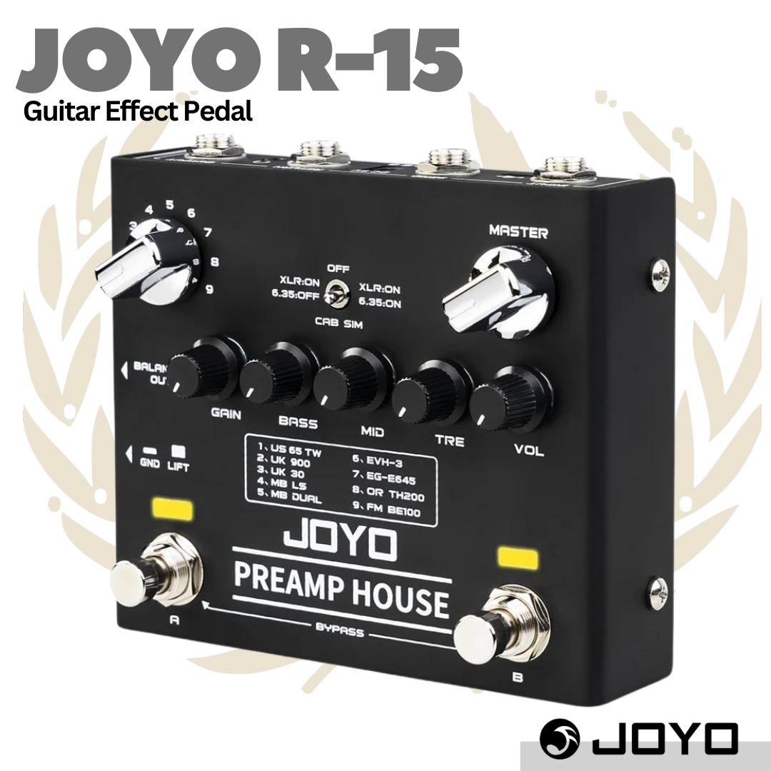 JOYO R-15 PREAMP HOUSE Electric Guitar Effect Pedal - Efek Gitar